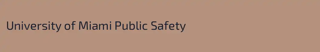 University of Miami Public Safety